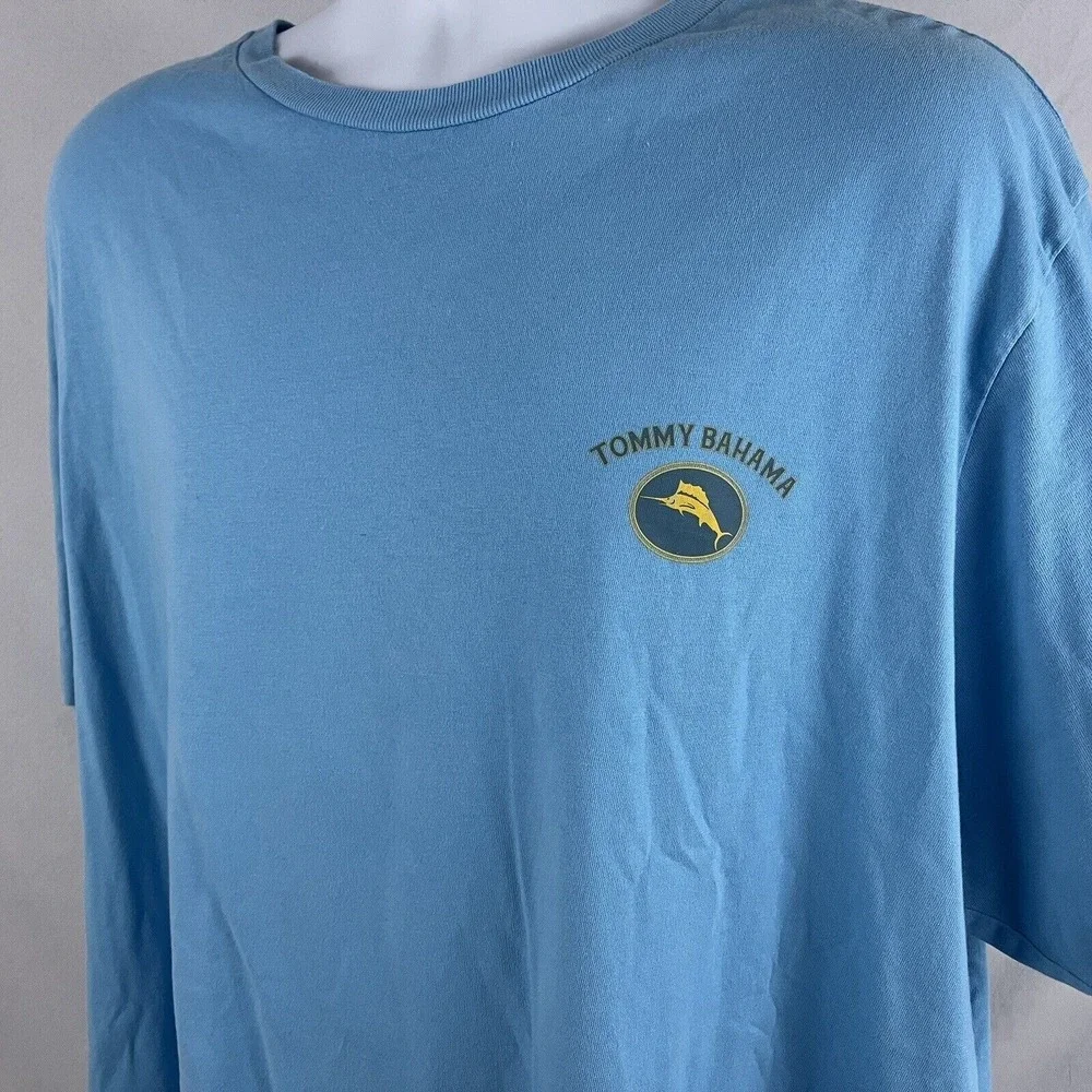 Tommy Bahama‎ Men's Big & Tall T-Shirt 2XLB Can You Beer Me Now Parrot Beach Bar